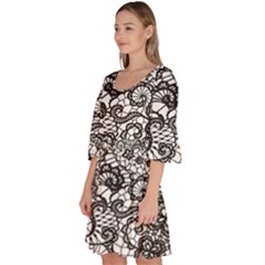 Velour Kimono Dress 