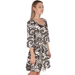 Velour Kimono Dress 
