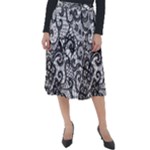 Encaje Classic Velour Midi Skirt 