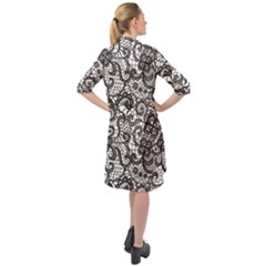 Long Sleeve Mini Shirt Dress 