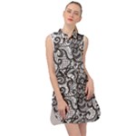 Encaje Sleeveless Shirt Dress