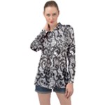 Encaje Long Sleeve Satin Shirt