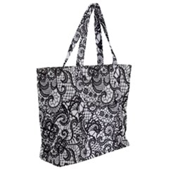 Zip Up Canvas Bag 