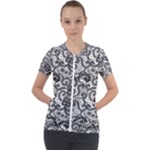 Encaje Short Sleeve Zip Up Jacket