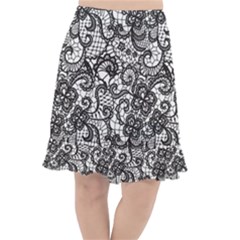Fishtail Chiffon Skirt 
