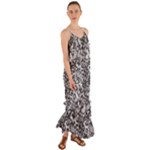 Encaje Cami Maxi Ruffle Chiffon Dress