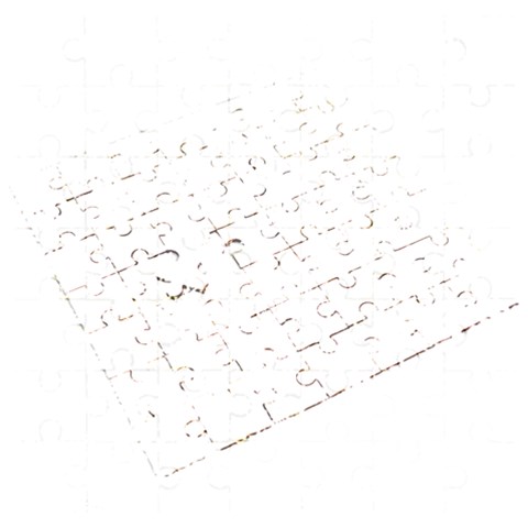 Encaje Wooden Puzzle Square from ArtsNow.com