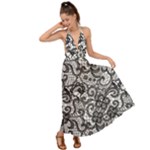 Encaje Backless Maxi Beach Dress