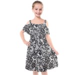 Encaje Kids  Cut Out Shoulders Chiffon Dress