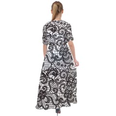 Waist Tie Boho Maxi Dress 