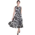 Encaje Round Neck Boho Dress