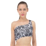 Encaje Spliced Up Bikini Top 