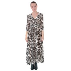 Button Up Maxi Dress 
