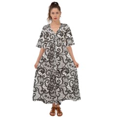 Kimono Sleeve Boho Dress 
