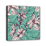 Vintage Floral Pattern Mini Canvas 6  x 6  (Stretched)