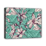 Vintage Floral Pattern Canvas 10  x 8  (Stretched)