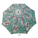 Vintage Floral Pattern Folding Umbrellas