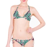 Vintage Floral Pattern Classic Bikini Set