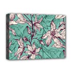 Vintage Floral Pattern Deluxe Canvas 16  x 12  (Stretched) 