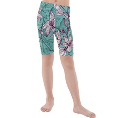 Kids  Mid Length Swim Shorts 