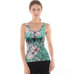 Vintage Floral Pattern Tank Top