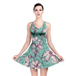 Vintage Floral Pattern Reversible Skater Dress
