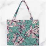 Vintage Floral Pattern Mini Tote Bag