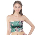 Vintage Floral Pattern Tube Top
