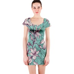Short Sleeve Bodycon Dress Front
