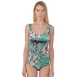 Vintage Floral Pattern Princess Tank Leotard 