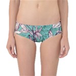 Vintage Floral Pattern Classic Bikini Bottoms