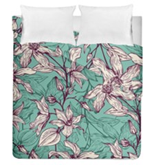 Vintage Floral Pattern Duvet Cover Double Side (Queen Size) from ArtsNow.com