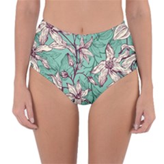 Reversible High-Waist Bikini Bottoms 