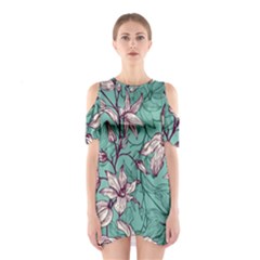 Shoulder Cutout One Piece Dress 