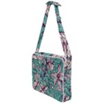Vintage Floral Pattern Cross Body Office Bag