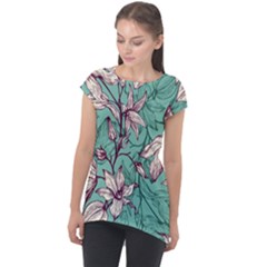 Cap Sleeve High Low Top 