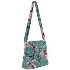 Zipper Messenger Bag 