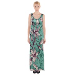 Thigh Split Maxi Dress 
