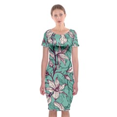 Classic Short Sleeve Midi Dress Front