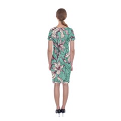 Classic Short Sleeve Midi Dress Back