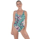 Vintage Floral Pattern Bring Sexy Back Swimsuit