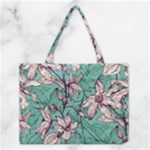 Vintage Floral Pattern Medium Tote Bag