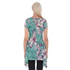Short Sleeve Side Drop Tunic 