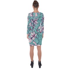 Asymmetric Cut-Out Shift Dress 