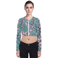 Long Sleeve Zip Up Bomber Jacket 