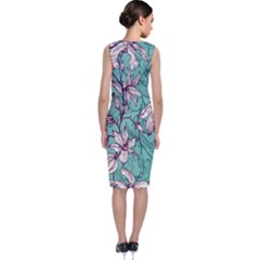Sleeveless Velvet Midi Dress 