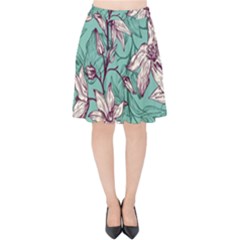 Velvet High Waist Skirt 