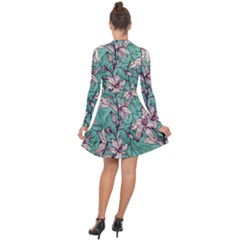 Long Sleeve Panel Dress 