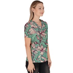 Women s V-Neck Scrub Top 