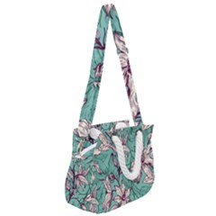 Rope Handles Shoulder Strap Bag 